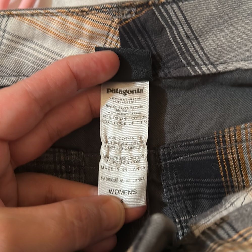 patagonia 6 Gray Mini Pencil Skirt 💯 Organic Cotton Plain Inner Details - Picture 14 of 15